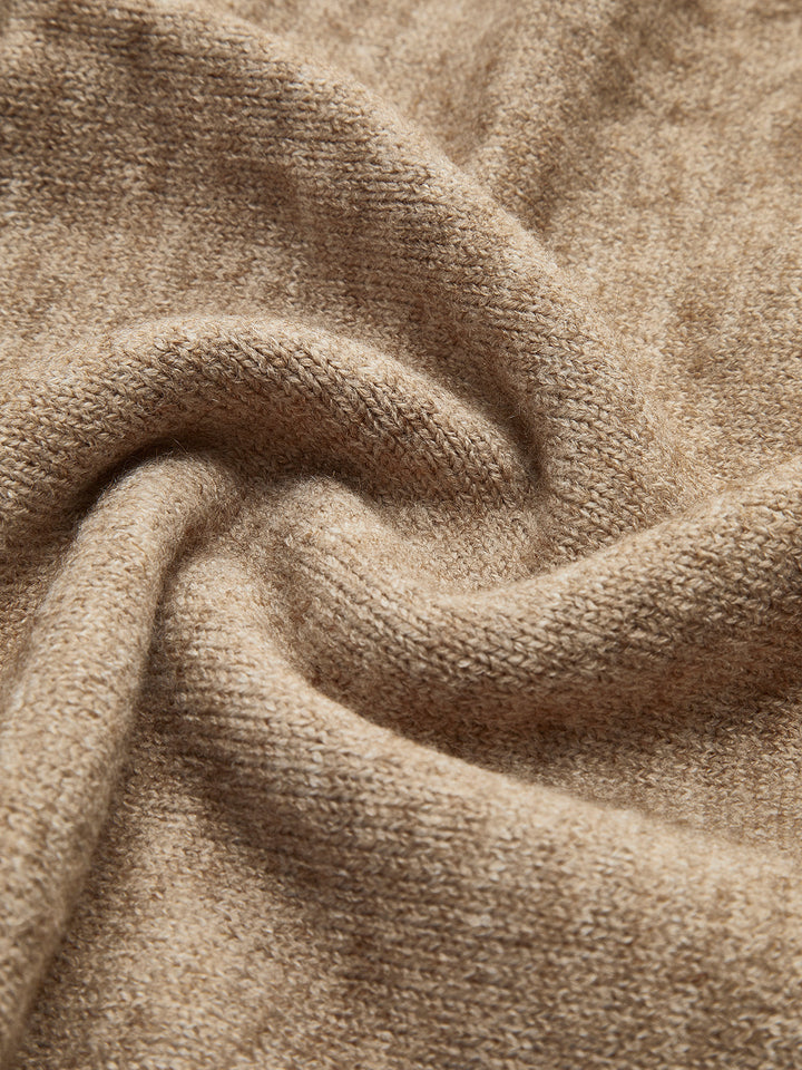 GINA | CONJUNTO DE PUNTO CAMEL CON CUELLO ALTO