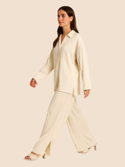 The Pleated Luxe Oversized Set