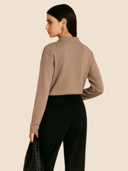 Gina Leisure Collared Pullover Sweater