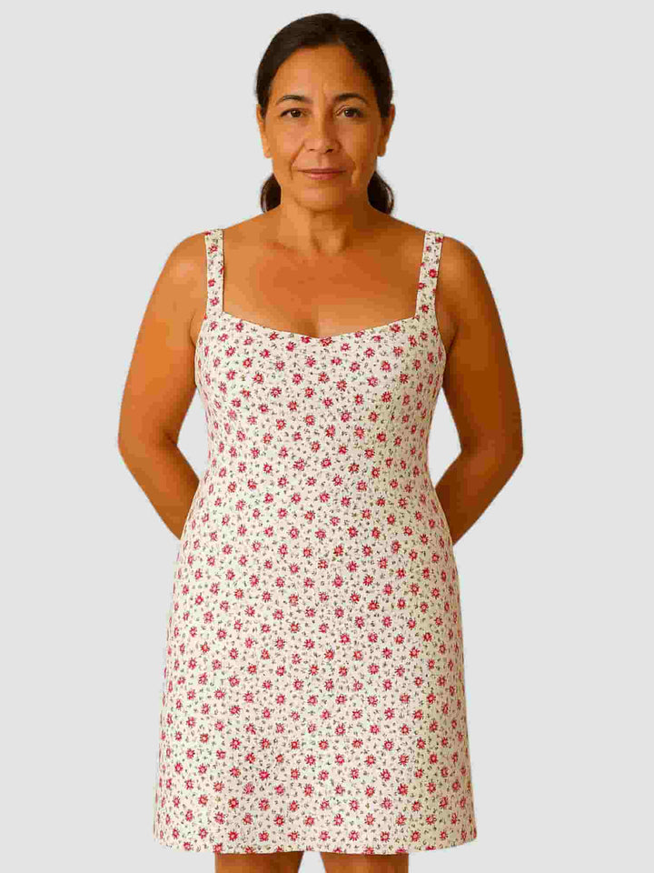 ISABEL | VESTIDO MIDI ESTAMPADO FLORAL