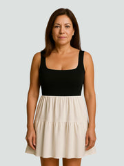 SOFÍA | VESTIDO CORTO CON ESPALDA ABIERTA