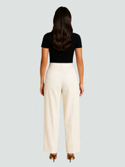 INÉS | PANTALÓN RECTO DE TIRO ALTO