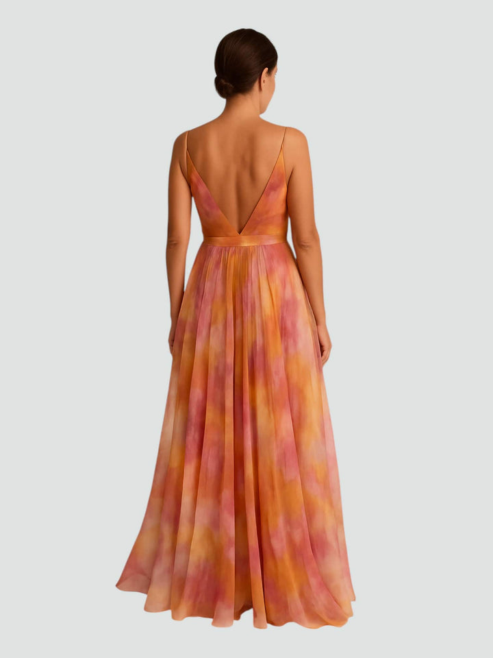 ISABEL | VESTIDO MAXI CON ESCOTE CRUZADO