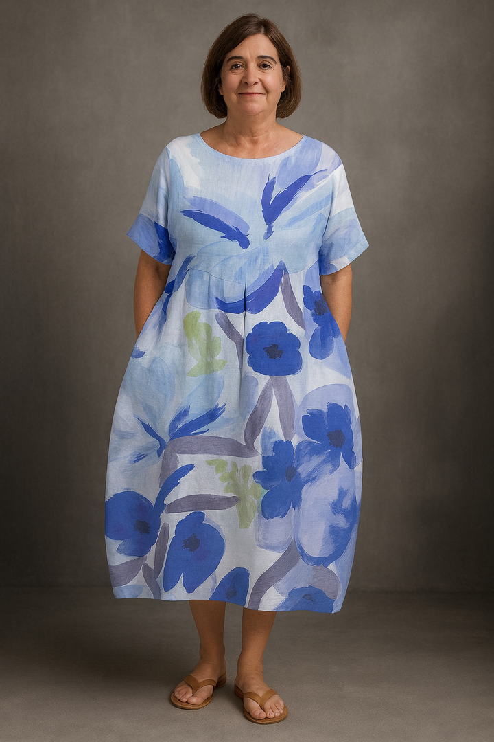 MARIA | VESTIDO FLUIDO CON ENCANTO SUTIL