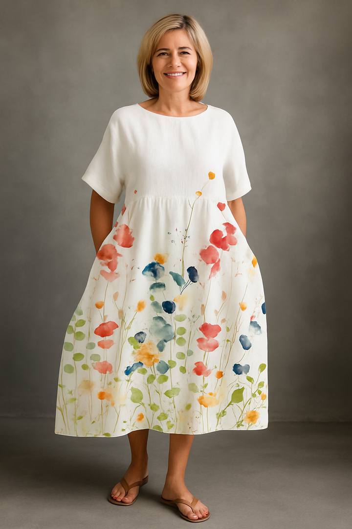 MARIA | VESTIDO FLUIDO CON ENCANTO SUTIL
