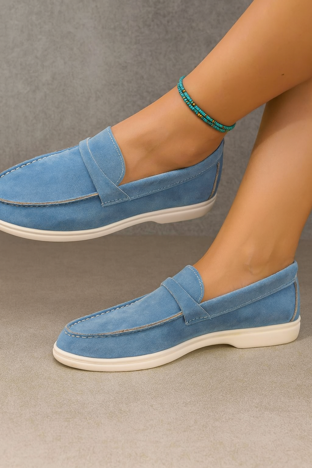 ANEMONA | MOCASINES DE ANTE HECHOS A MANO CON ELEGANCIA NATURAL