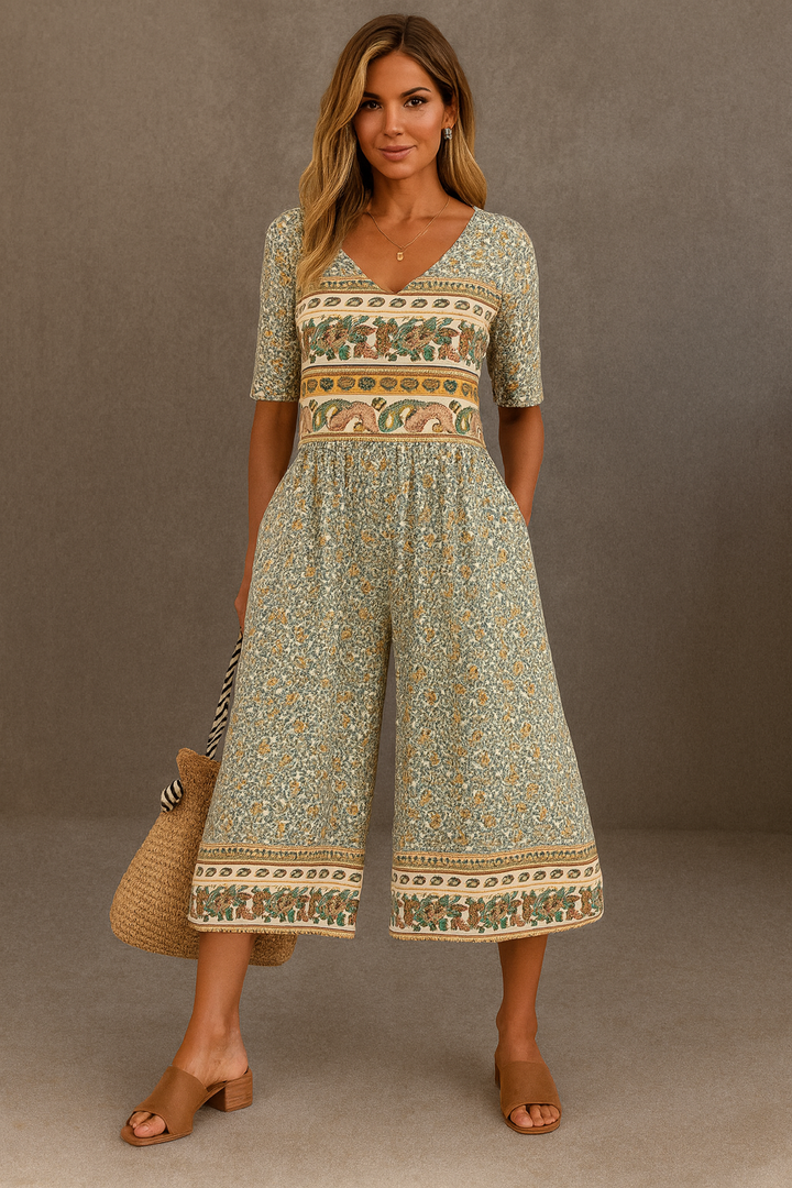 NERINA | MONO FLUIDO CON ESTAMPADO BOHO
