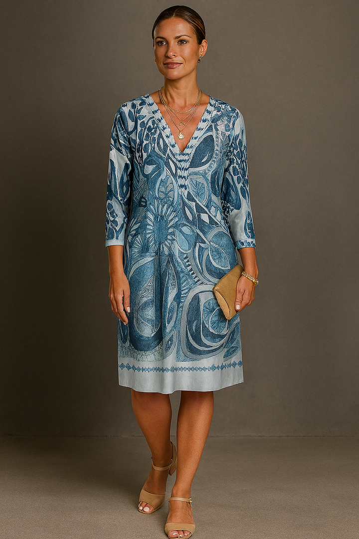 SABELA | VESTIDO MIDI CON ELEGANCIA NATURAL Y COMODIDAD