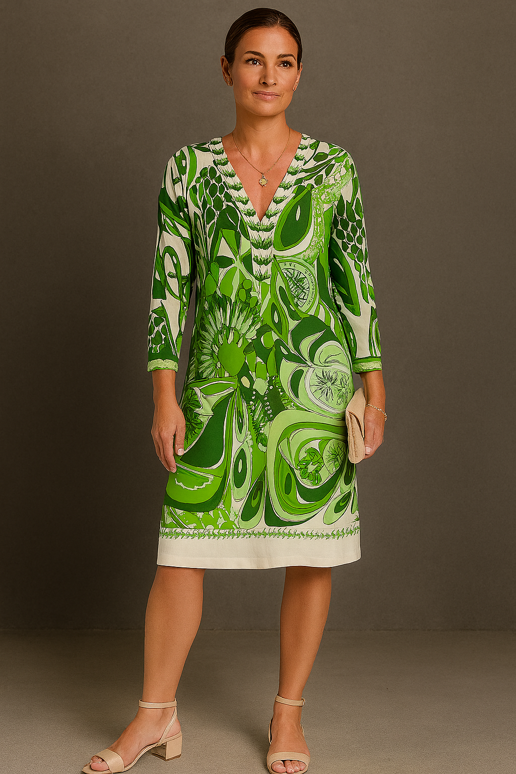 SABELA | VESTIDO MIDI CON ELEGANCIA NATURAL Y COMODIDAD