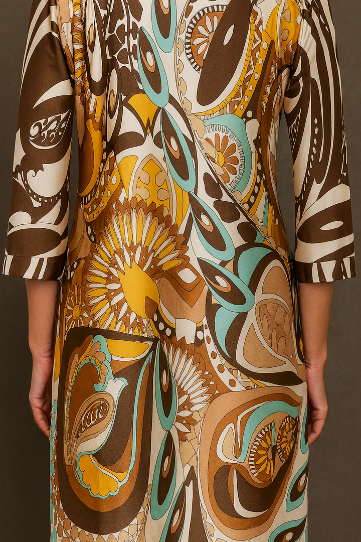 SABELA | VESTIDO MIDI CON ELEGANCIA NATURAL Y COMODIDAD