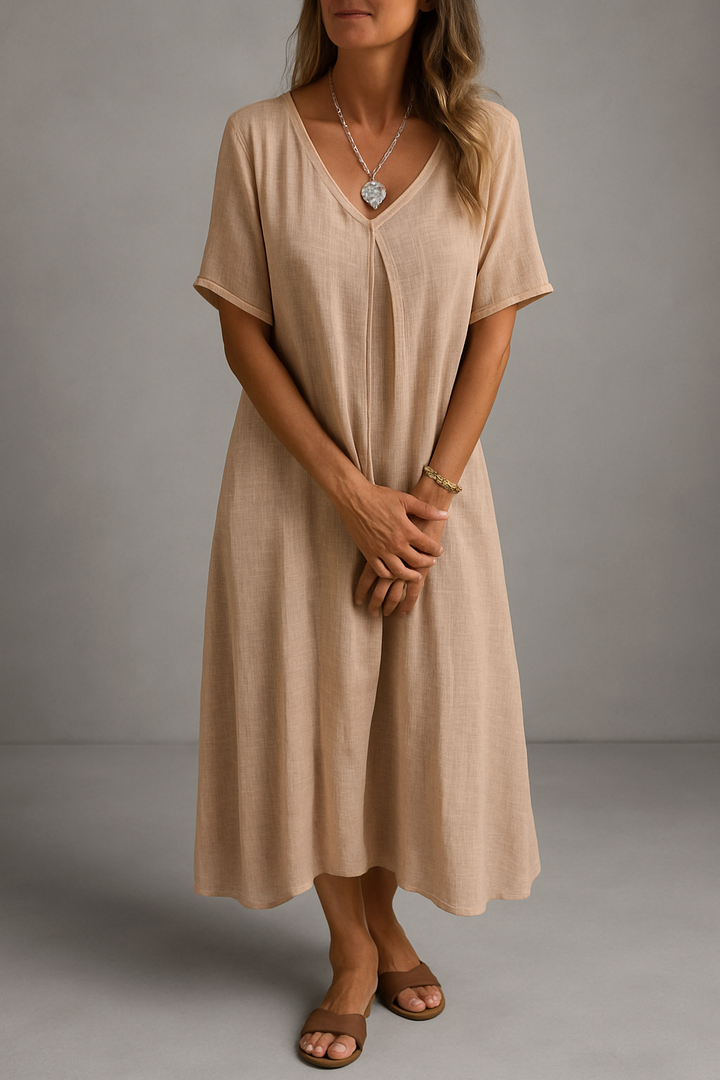 NARANJA | VESTIDO DE VERANO LIGERO CON ELEGANCIA NATURAL