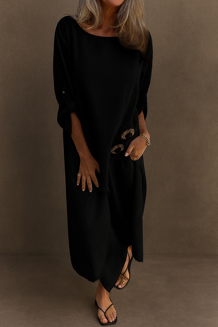 MAVI | CONJUNTO ELEGANTE DE DOS PIEZAS CON CORTE FLUIDO
