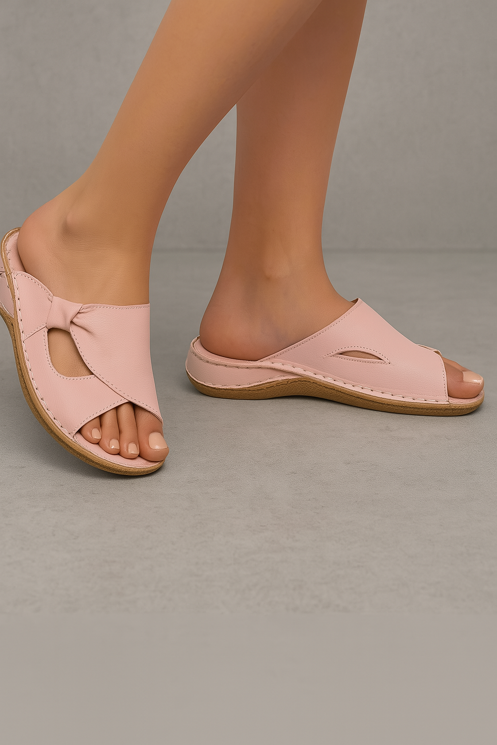 YVONNE | SANDALIAS ORTOPÉDICAS DE PIEL CON ESTILO Y ESTABILIDAD