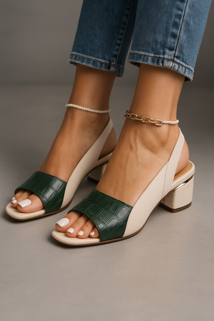FABIOLA | SANDALIAS DE TACÓN CÓMODAS Y COLORIDAS