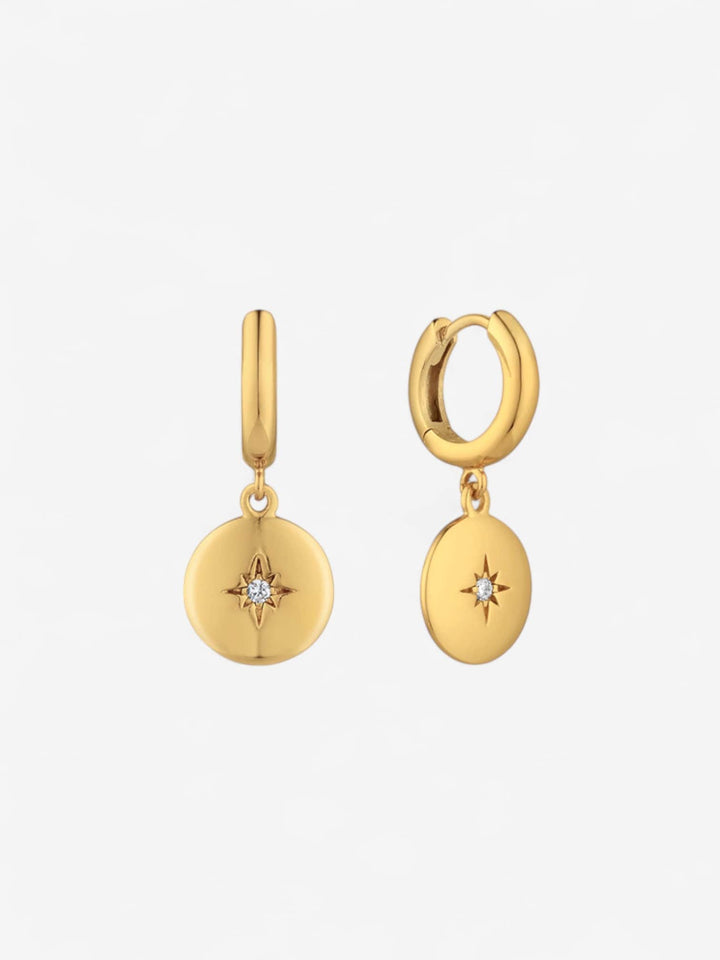 NORTH STAR COIN | AROS CON GRABADO DE ESTRELLA