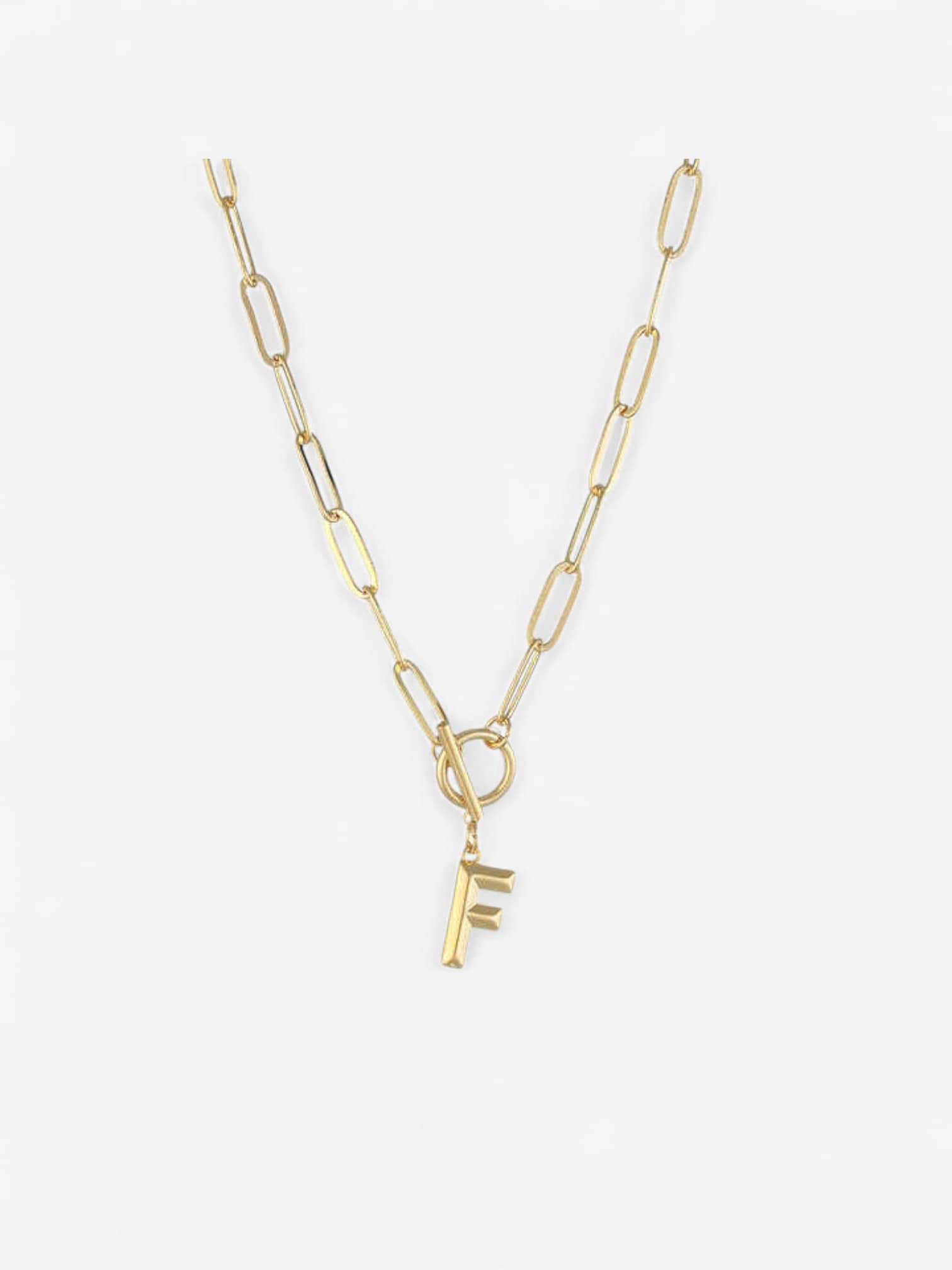 Initial Link Necklace
