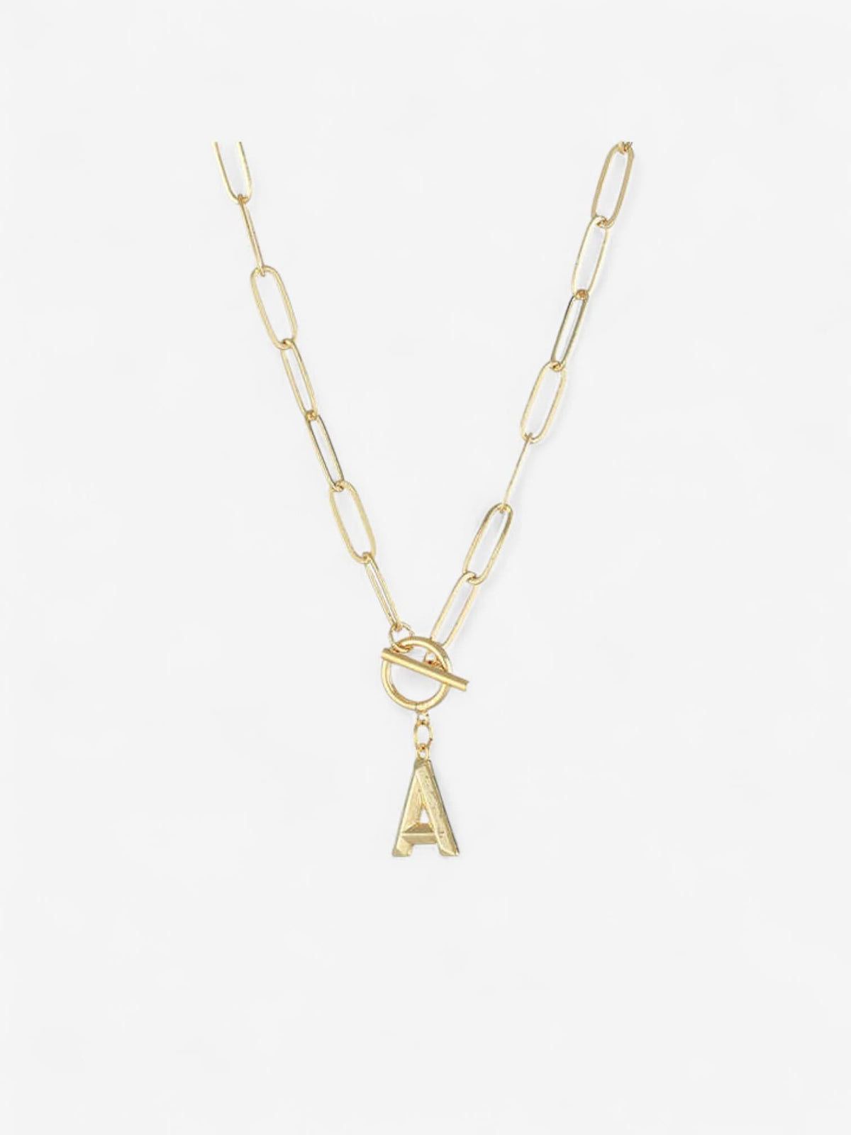 Initial Link Necklace