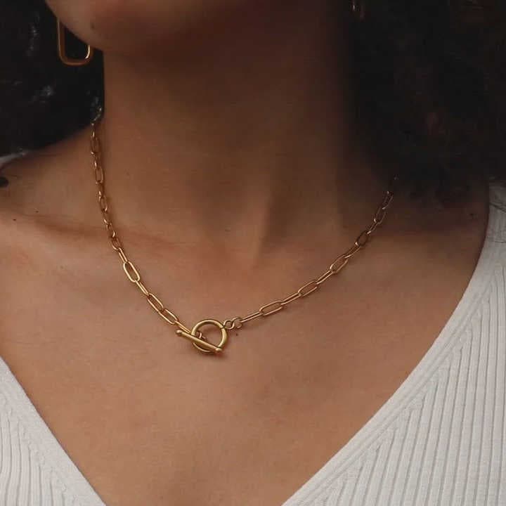 ORION | COLLAR DE ESLABONES CON CIERRE TIPO TOGGLE