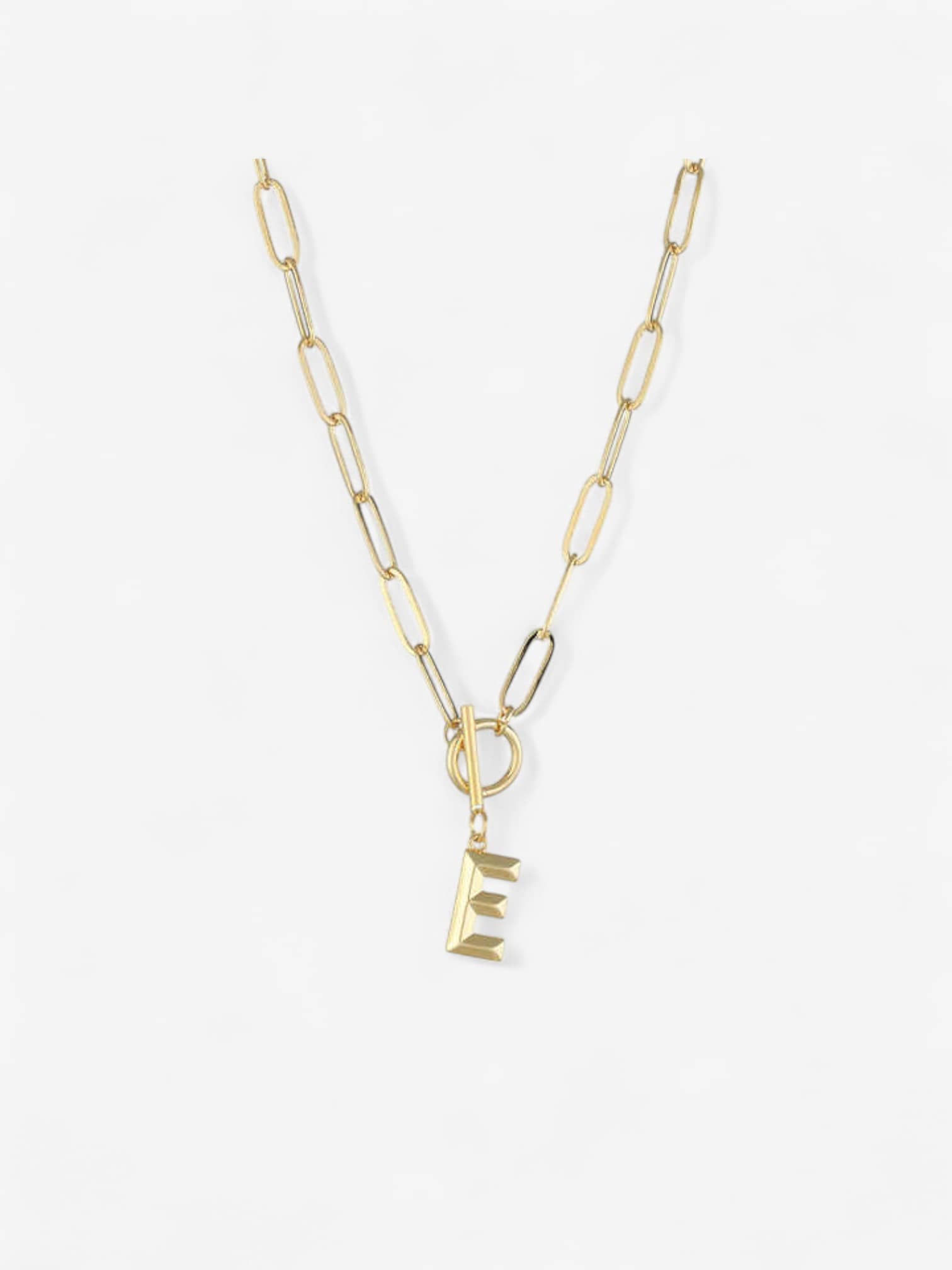Initial Link Necklace