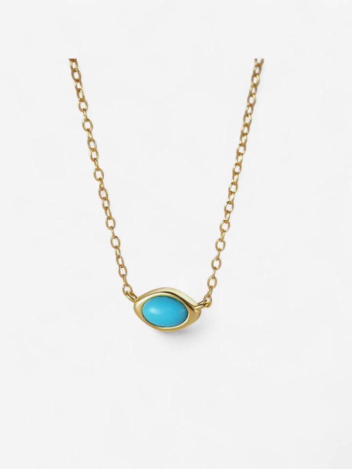 AZURE EYE | COLLAR CON PIEDRA TURQUESA Y ENERGÍA PROTECTORA