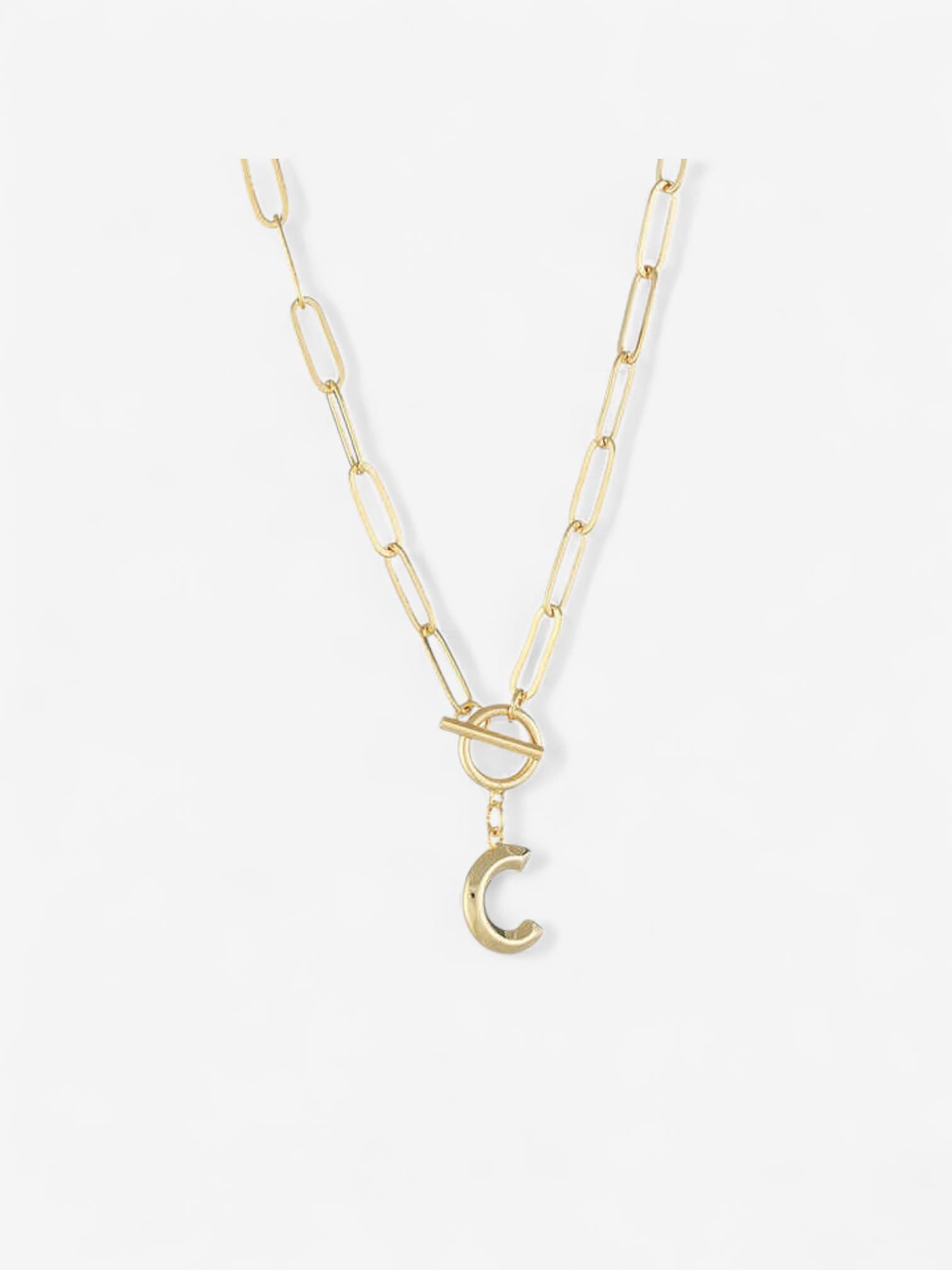 Initial Link Necklace
