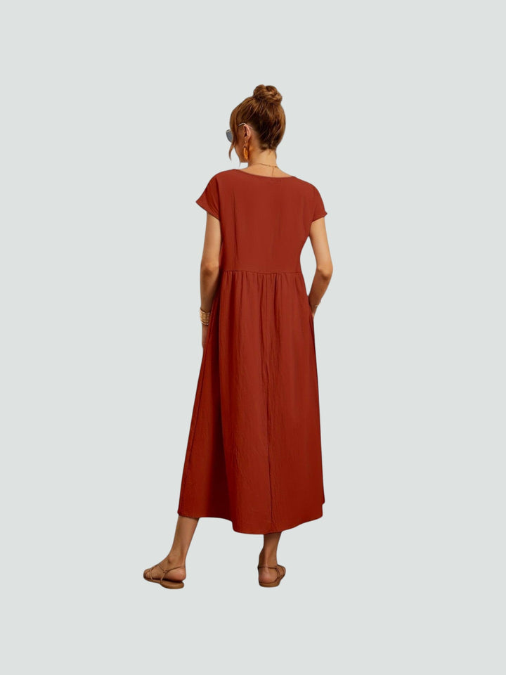 SOPHIA| VESTIDO DE PRIMAVERA CON ELEGANCIA SUAVE