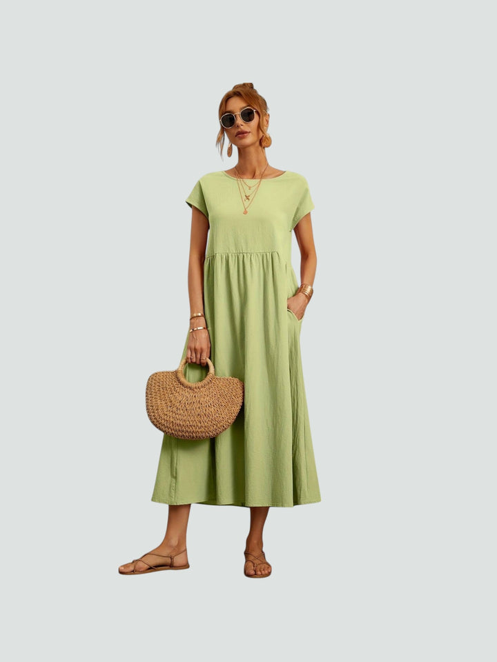 SOPHIA| VESTIDO DE PRIMAVERA CON ELEGANCIA SUAVE