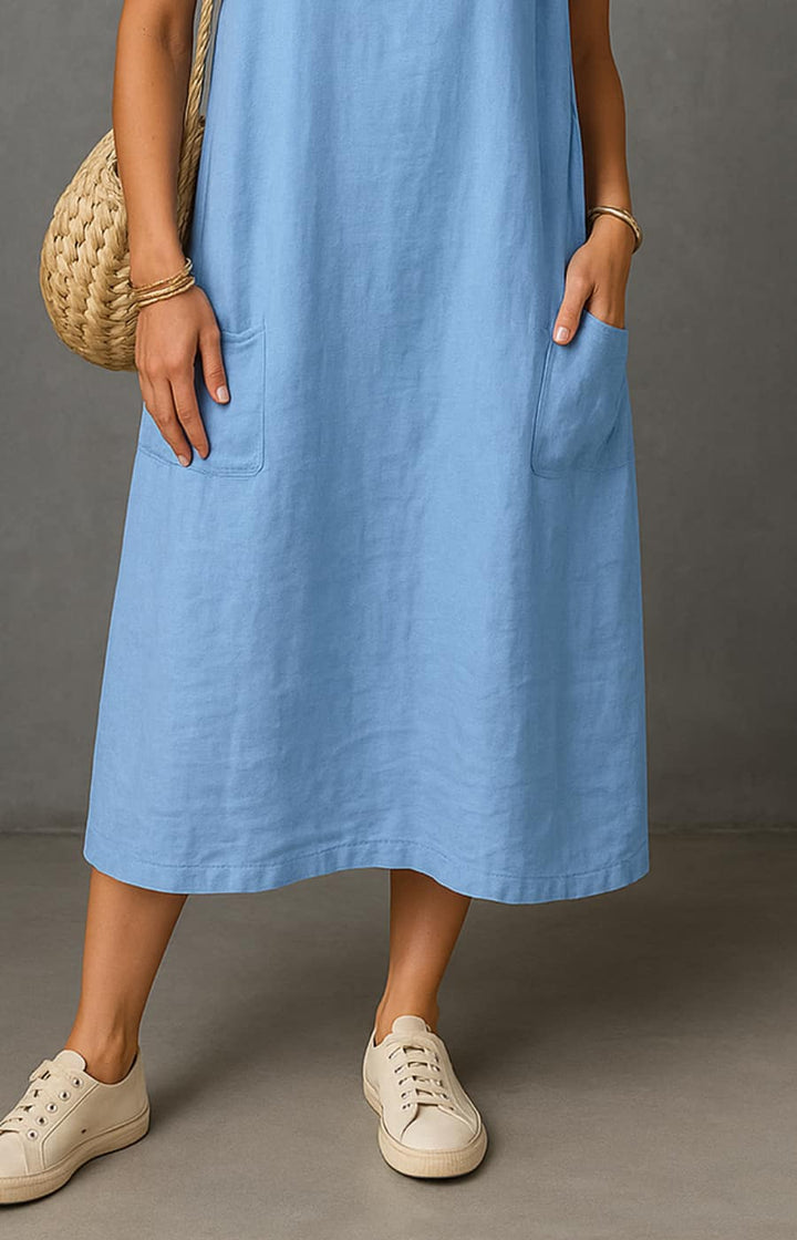 ALBA | VESTIDO CON TIRANTES AJUSTABLES Y BOLSILLOS