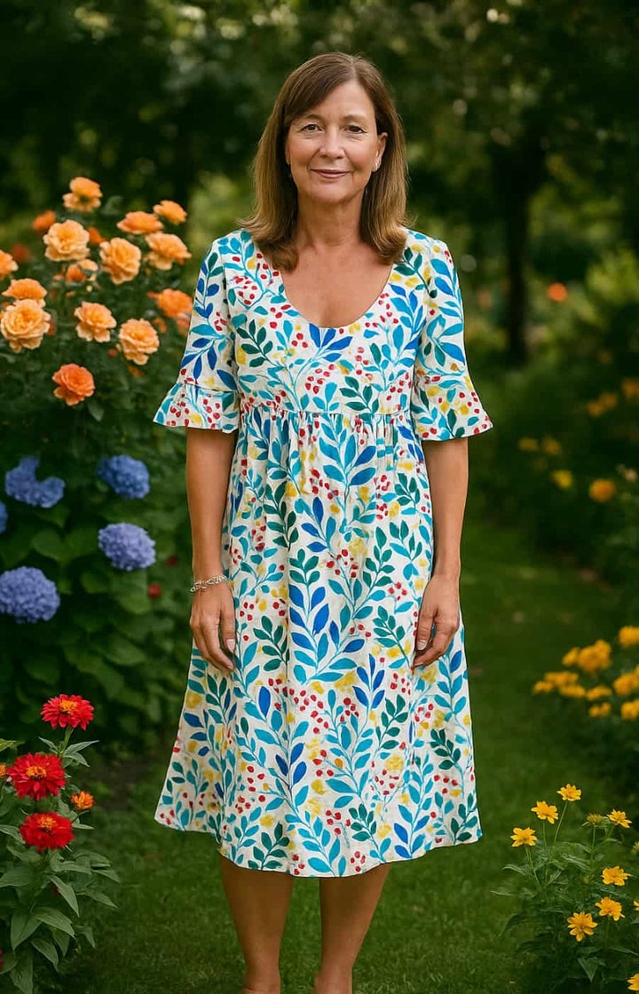ROSALÍA | VESTIDO DE JARDÍN EN FLOR