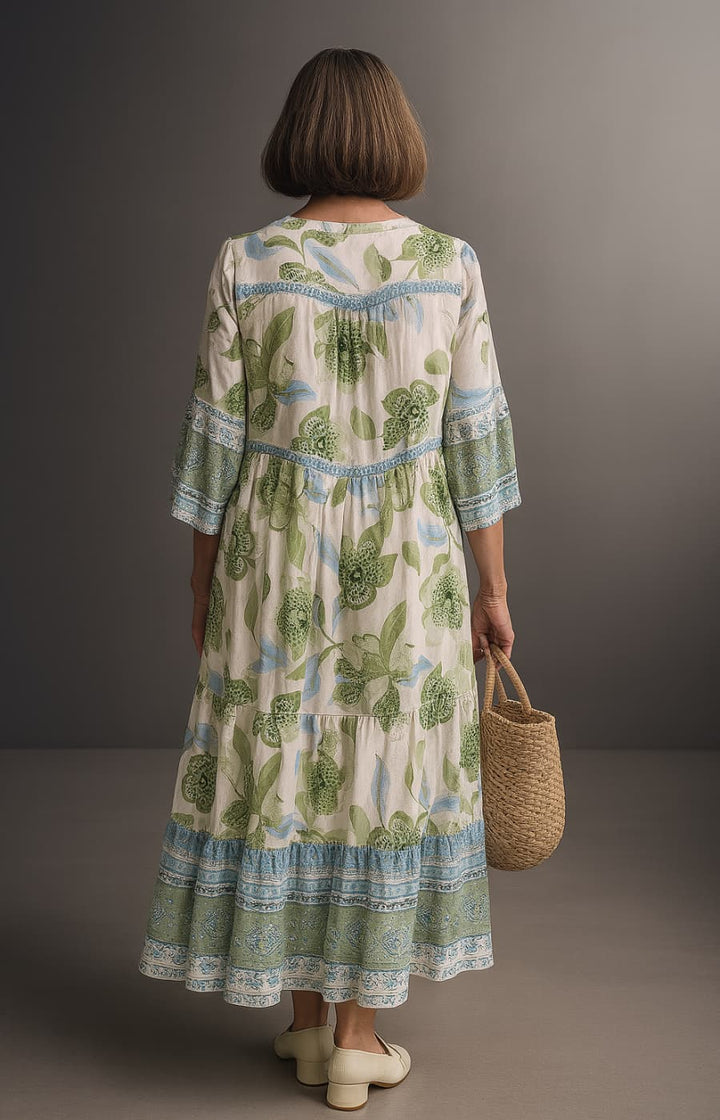 MARISOL | VESTIDO FLORAL CON LIGEREZA Y ENCANTO NATURAL