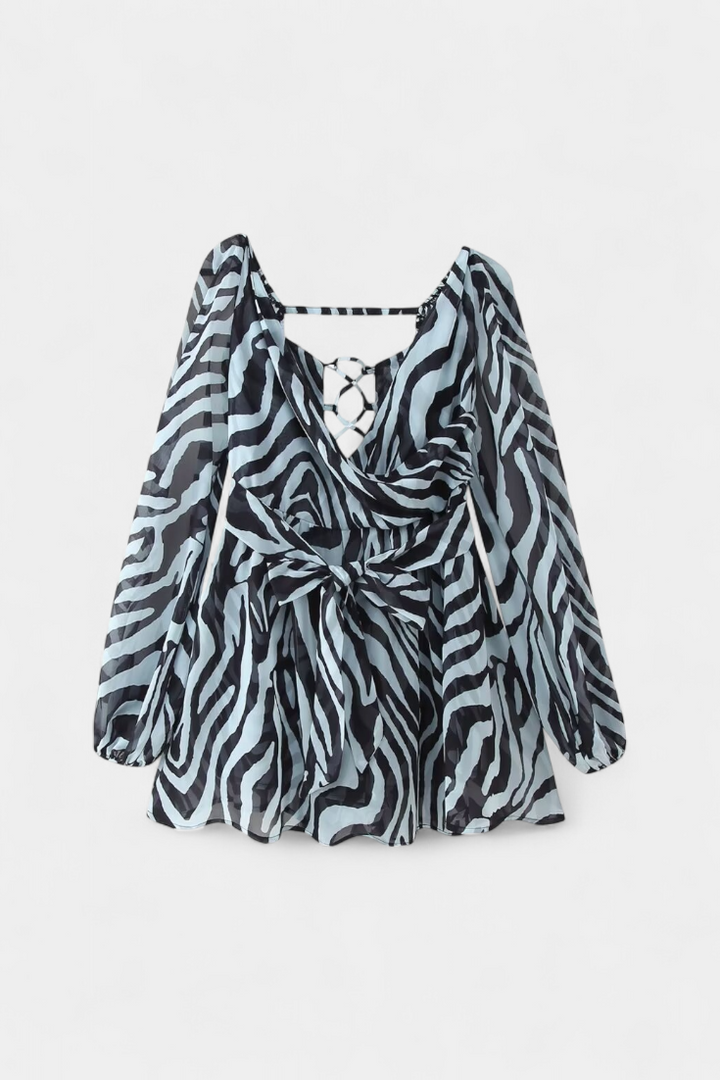 Skylar – Vestido Mini con Escote en V que realza tu feminidad