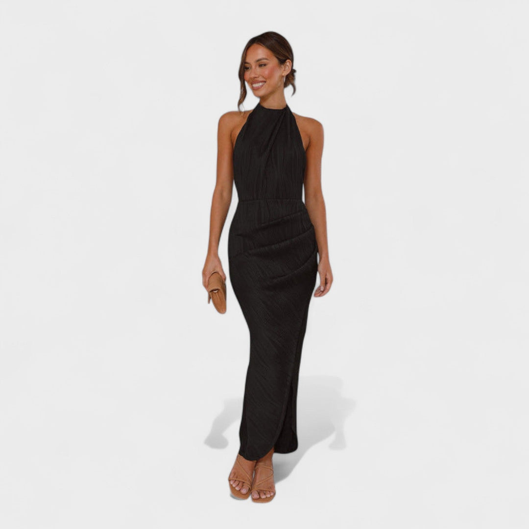 Camila – Vestido Largo Plisado que Aporta Elegancia y Frescura