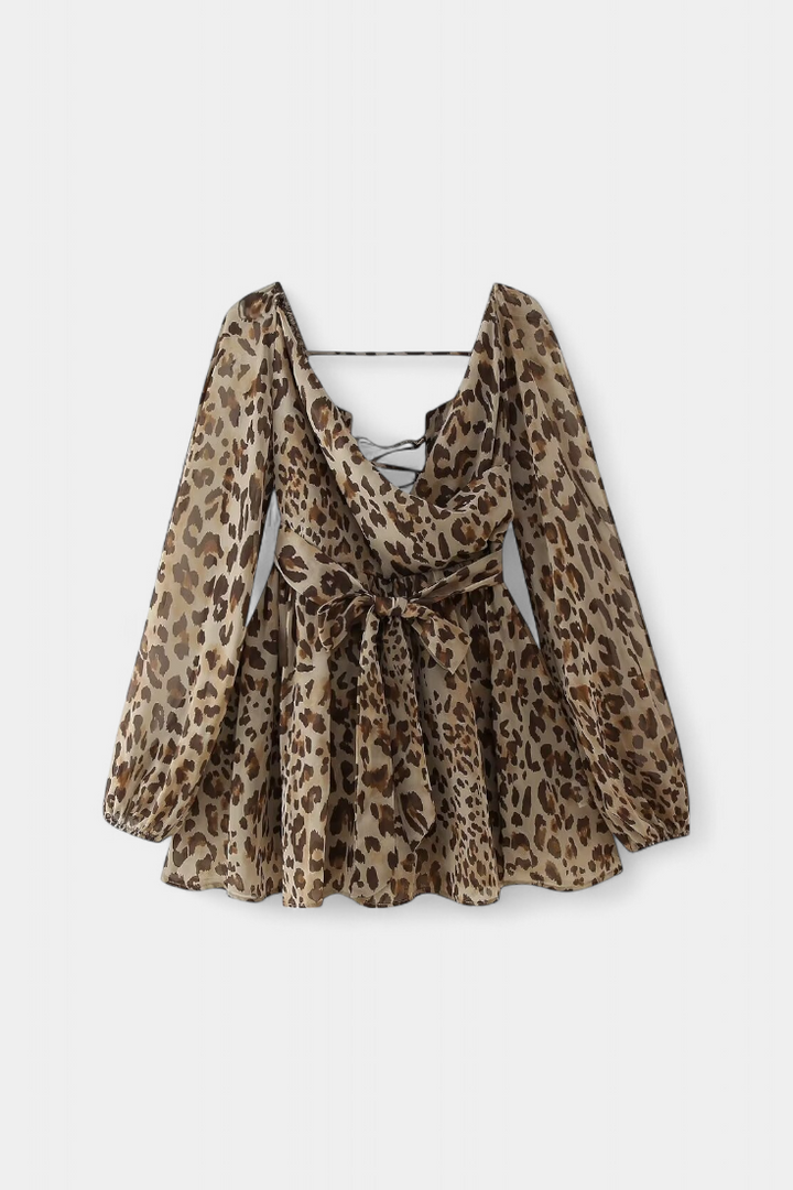 Skylar – Vestido Mini con Escote en V que realza tu feminidad