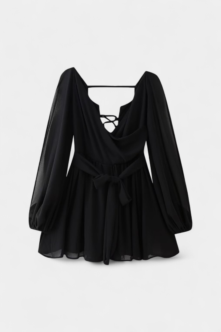 Skylar – Vestido Mini con Escote en V que realza tu feminidad