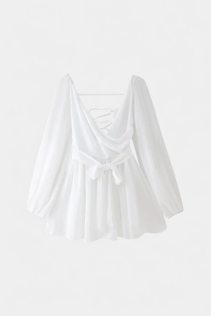 Skylar – Vestido Mini con Escote en V que realza tu feminidad