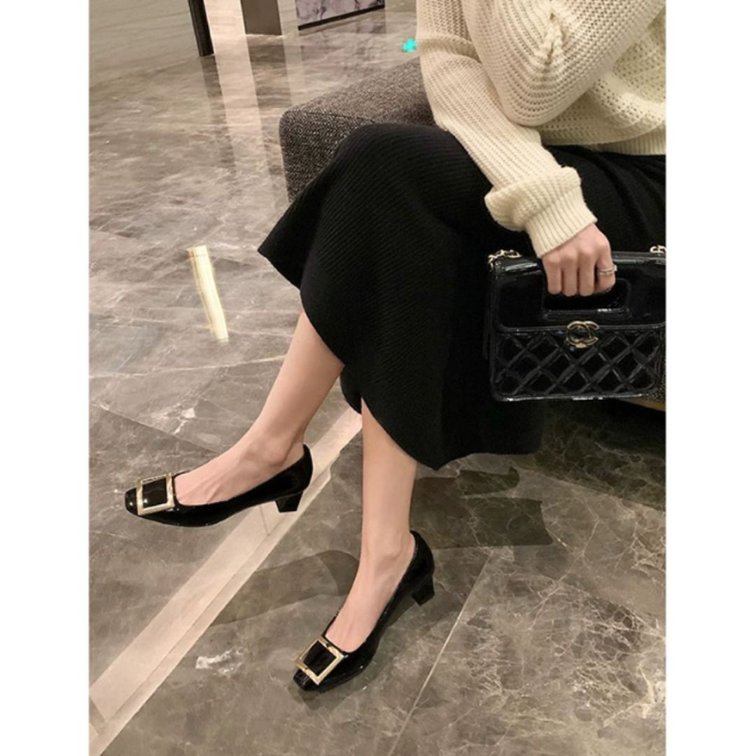 Narella™ | Sandalias elegantes con tacón medio y punta cuadrada