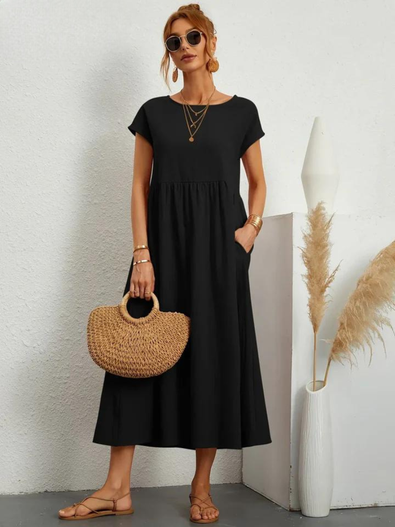 ELENA 2| VESTIDO FLUIDO DE VERANO CON ELEGANCIA ATEMPORAL (Copy)