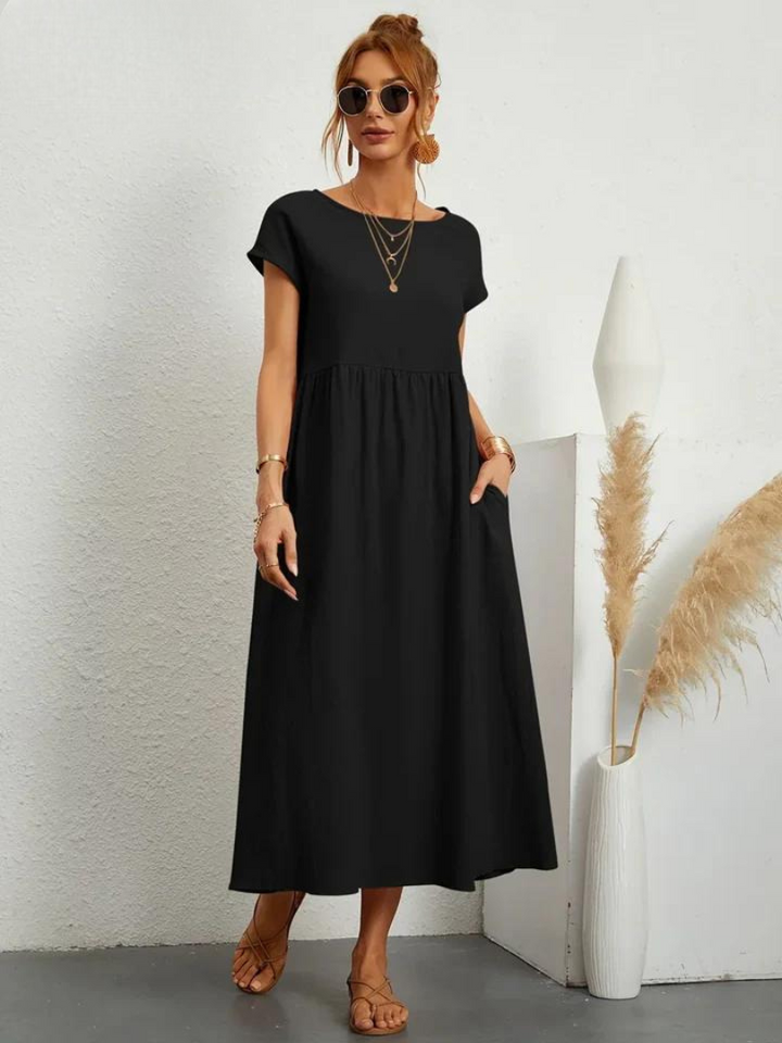 ELENA 2| VESTIDO FLUIDO DE VERANO CON ELEGANCIA ATEMPORAL (Copy)