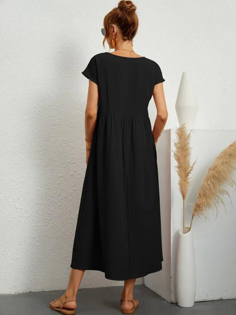 ELENA 2| VESTIDO FLUIDO DE VERANO CON ELEGANCIA ATEMPORAL (Copy)