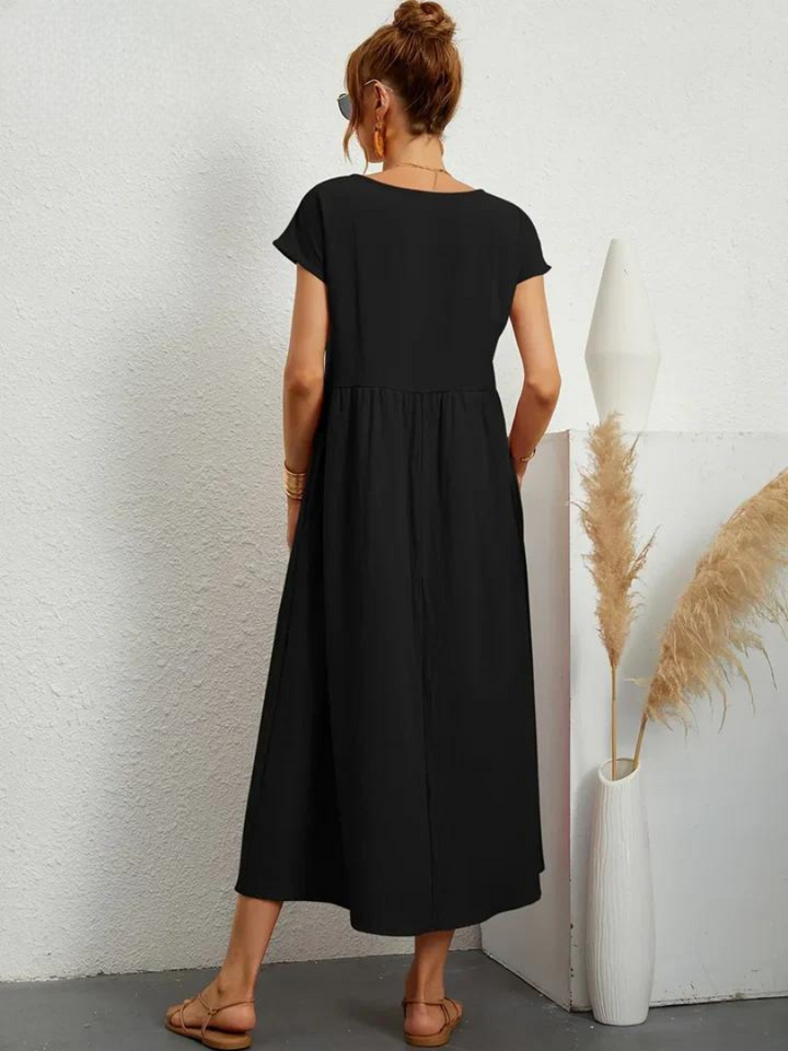 ELENA 2| VESTIDO FLUIDO DE VERANO CON ELEGANCIA ATEMPORAL (Copy)