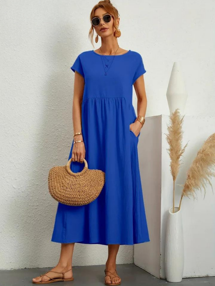 ELENA 2| VESTIDO FLUIDO DE VERANO CON ELEGANCIA ATEMPORAL (Copy)