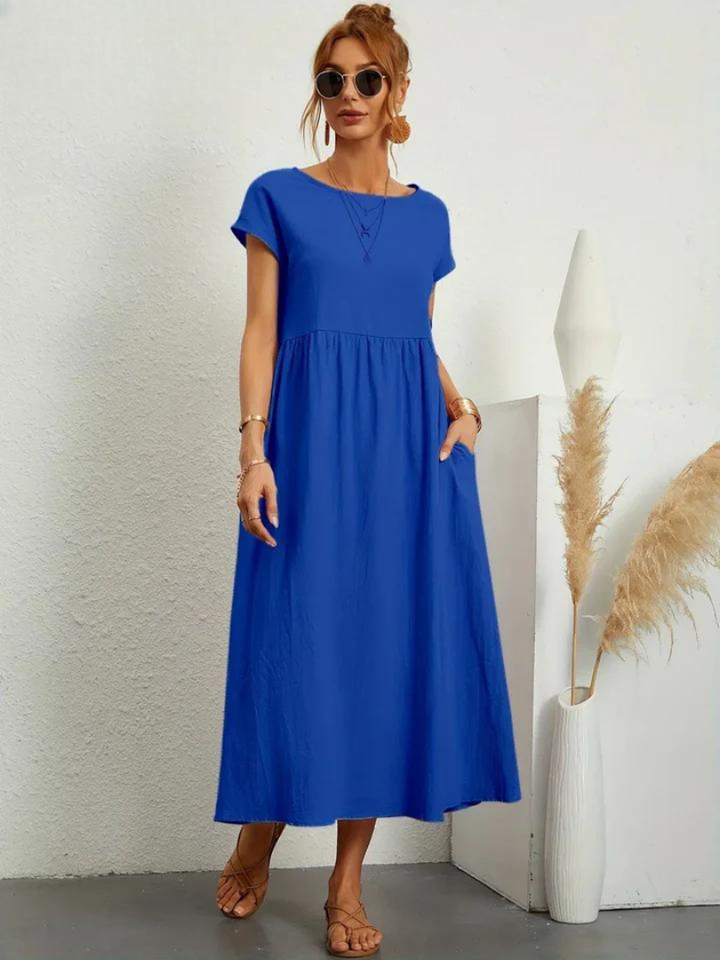 ELENA 2| VESTIDO FLUIDO DE VERANO CON ELEGANCIA ATEMPORAL (Copy)