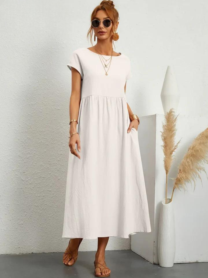ELENA 2| VESTIDO FLUIDO DE VERANO CON ELEGANCIA ATEMPORAL (Copy)