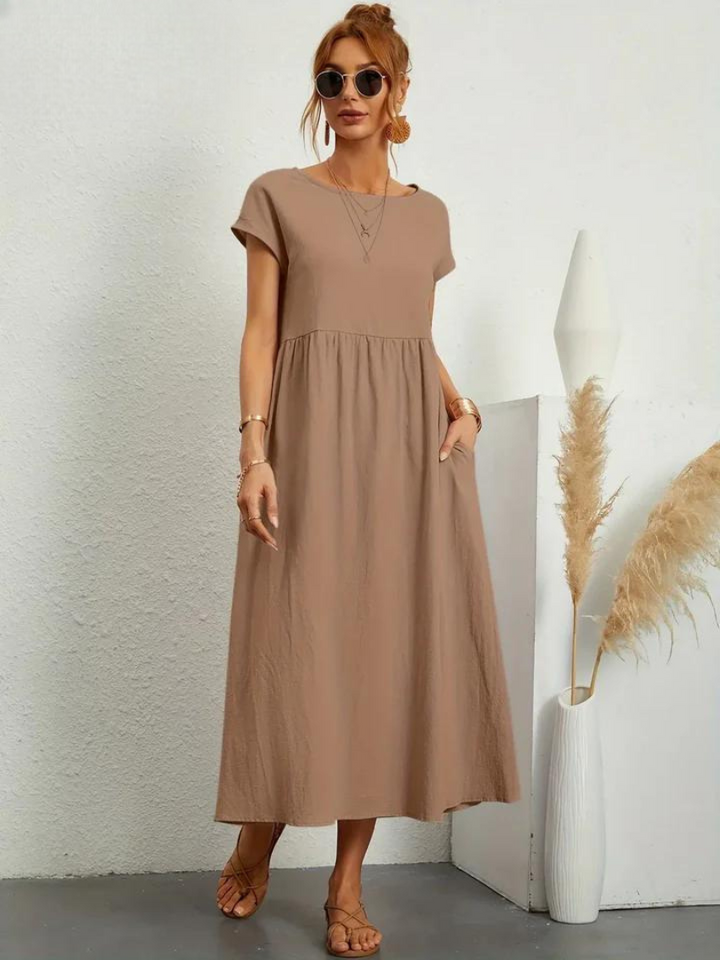 ELENA 2| VESTIDO FLUIDO DE VERANO CON ELEGANCIA ATEMPORAL (Copy)