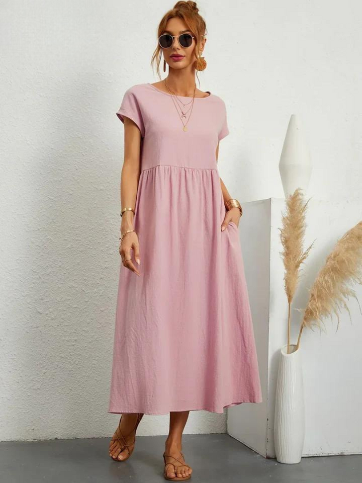 ELENA 2| VESTIDO FLUIDO DE VERANO CON ELEGANCIA ATEMPORAL (Copy)