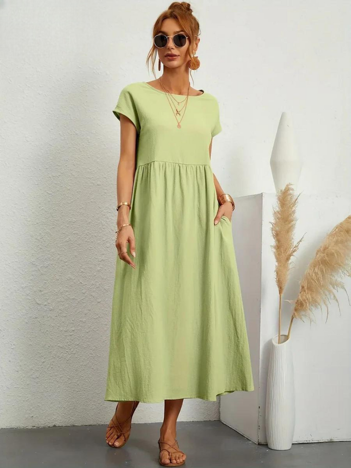 ELENA 2| VESTIDO FLUIDO DE VERANO CON ELEGANCIA ATEMPORAL (Copy)