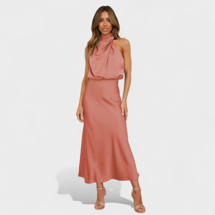 Alba – Vestido de Elegancia Satinada que realza tu belleza