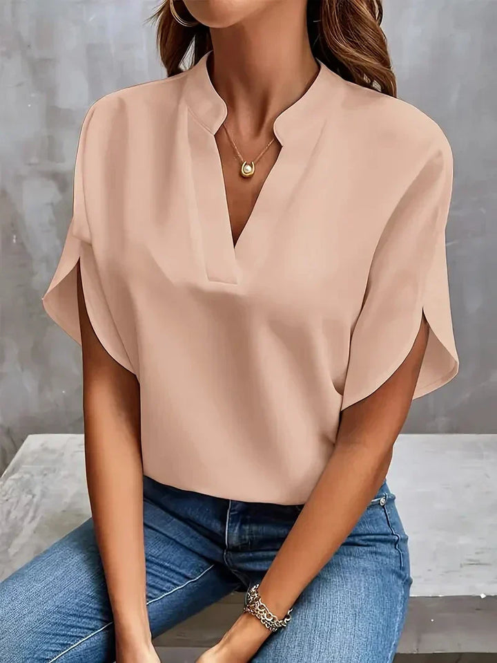 Lis - Lujosa y elegante blusa de gasa para mujer