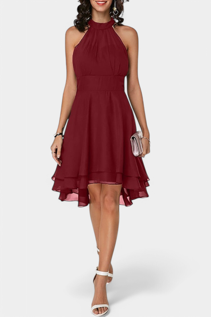 Anouk – Vestido de Gasa con Volantes que realza tu elegancia