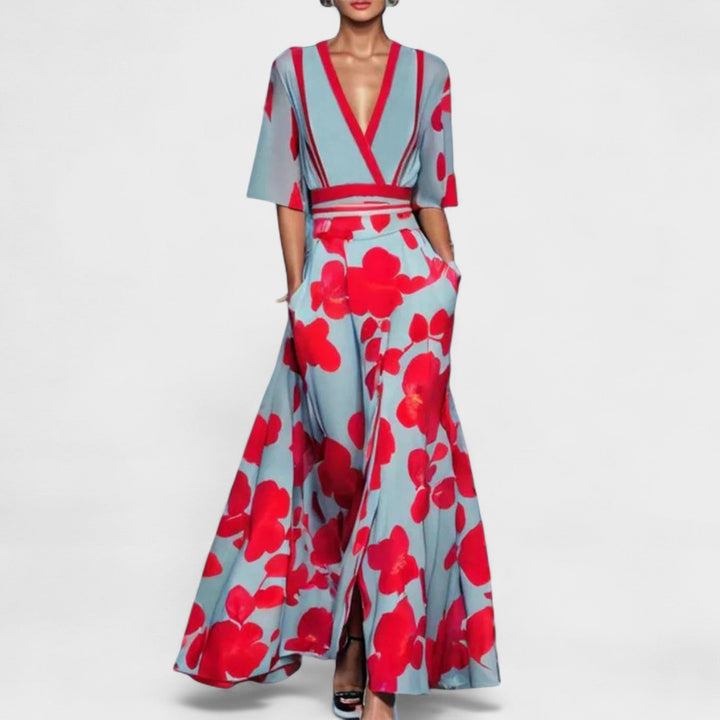 Quendolin – Vestido con estampado floral que aporta frescura y elegancia